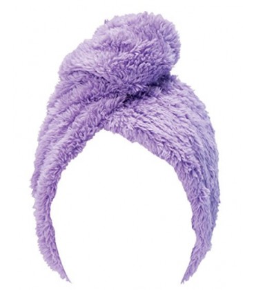 Hair drying turban wrap