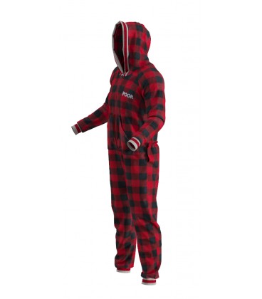 Pyjama pour adulte rouge POOK