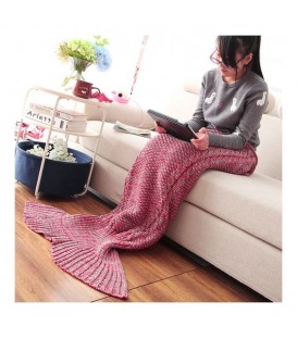 Adult Red Throw MERMAID