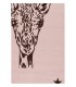 Pink girafe rug GYPSY