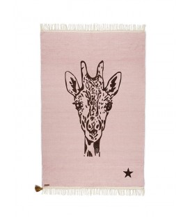 Pink girafe rug GYPSY