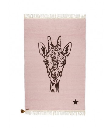 Pink girafe rug GYPSY