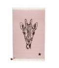 Pink girafe rug GYPSY