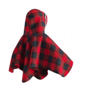 Poncho rouge pour enfant POOK