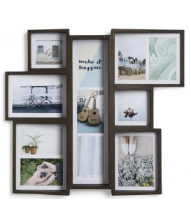 EDGE walnut multi photo display