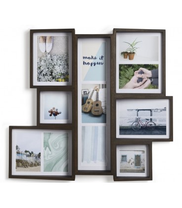 EDGE walnut multi photo display