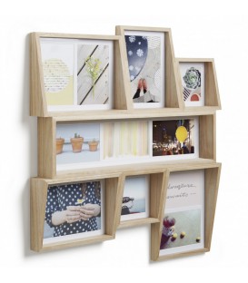 EDGE walnut multi photo display