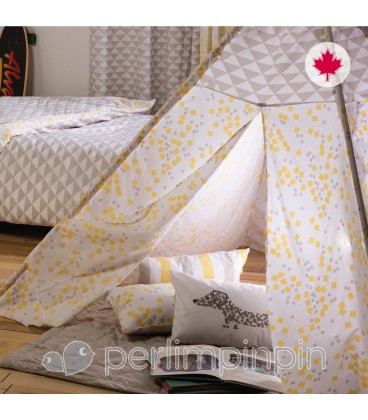 Kid's tipi YELLOW SQUARE