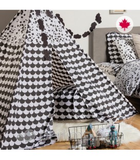 Kid's tipi CHARCOAL