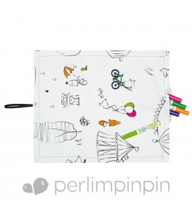 Placemat to color Perlimpinpin