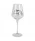 Crystal wine glass - QUAND LE VIN ENTRE LES SECRETS SORTENT
