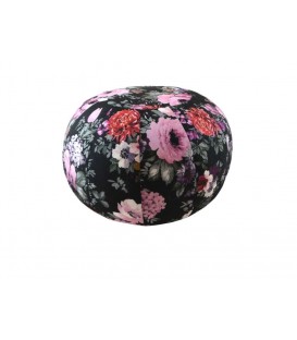 Pouf décoratif à fleurs