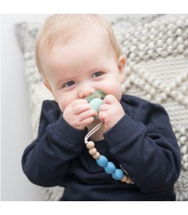 Blair Blue Pacifier Clip