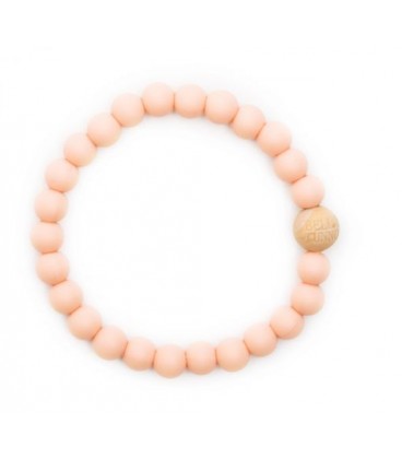 Payton Peach Teething Bracelet