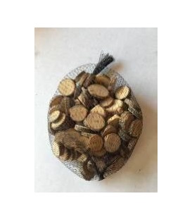 Deco bag of mini wooden logs