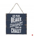 Wall plate in french LES PLUS BEAUX SOUVENIRS