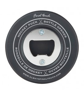 Hockey puck bottle opener ''Final touch''