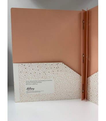 Pocket & prong porfolio rose gold EMMA VERDE