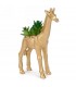 Gold giraffe artificial plant