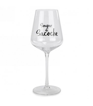 Glass of wine SOUPER DE SACOCHE