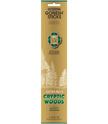 Encens Cryptic Woods paquet de 20