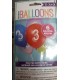 Ballon 3 ans paquet de 6