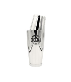 Shaker Monsieur Cocktail en acier inoxydable