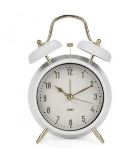 Alarm clock in white