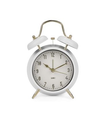 Alarm clock in white