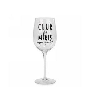 Verre à vin CLUB DES MÈRES IMPARFAITES