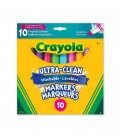 Ultra-Clean Washable Broad Line Markers Tropical Colours