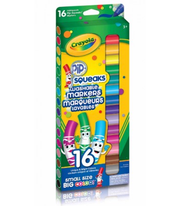 Marqueurs Lavables Crayola Pip-Squeaks, Large Gamme