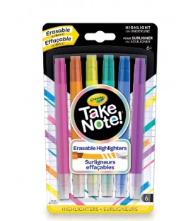 Take Note! Erasable Highlighters