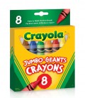 Crayons de cire couleur Jumbo