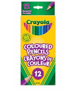 12 Crayons De Couleur