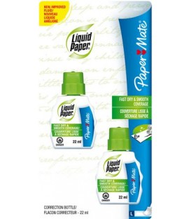 Correcteur liquide en paquet de 2 PAPER MATE