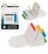 Self-adhesive notes lined with indexes