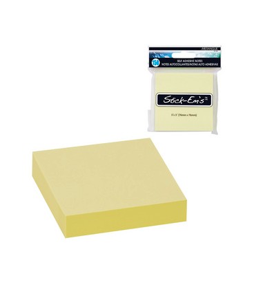 Self-adhesive notes yellow