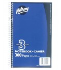 Hilroy spiral notebook 3 subjects
