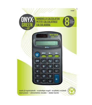 Calculatrice de poche ONXGREEN