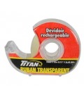 Transparent adhesive tape