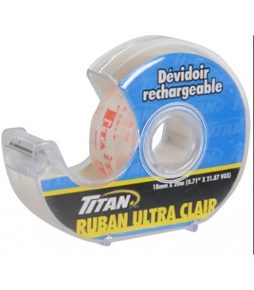 Ultra transparent adhesive tape