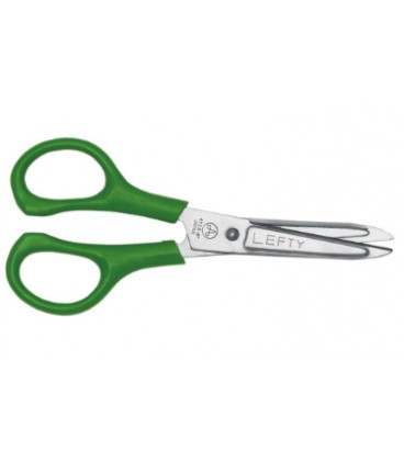 6 ' Left-Handed Green Pointed Tip Scissors