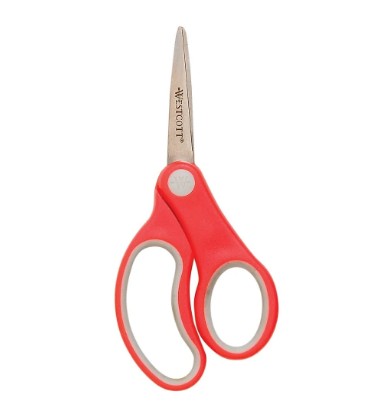 Scissors 5' red pointed tip WESTCOTT