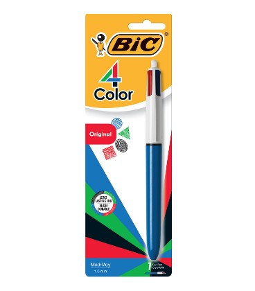 Retractable pen BIC 4 colors