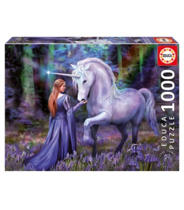 1000 pieces puzzle - Bluebell Woods, Anne Stokes