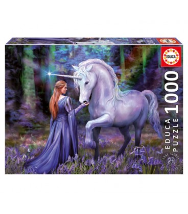 Puzzle 1000 pièces - Bluebell Woods, Anne Stokes