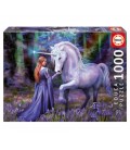 Puzzle 1000 pièces - Bluebell Woods, Anne Stokes