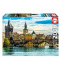 Puzzle 2000 pièces - Vue de Prague