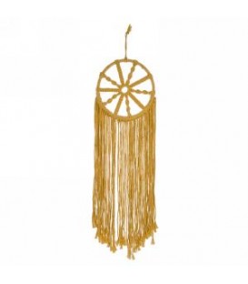 Yellow mustard macrame